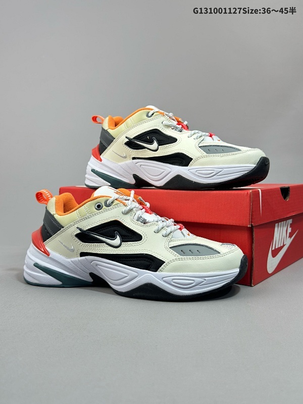 10036-45半 耐克 Nike M2K Tekno 男女子运动鞋厚底老爹鞋经典复古休闲慢跑鞋货号CI2969-001