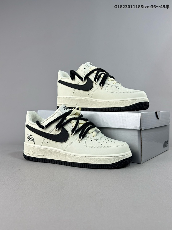 23036-45半 公司级NIKE AIR FORCE 107 原楦头原纸板 打造纯正低帮空军版型货号:ZH0316-041