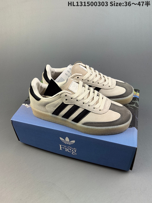 110 阿迪达斯/三叶草Adidas Originals Samba OG 桑巴舞系列绅士德训足球风百搭低帮休闲运动板鞋 Size:3647半货号IE4033