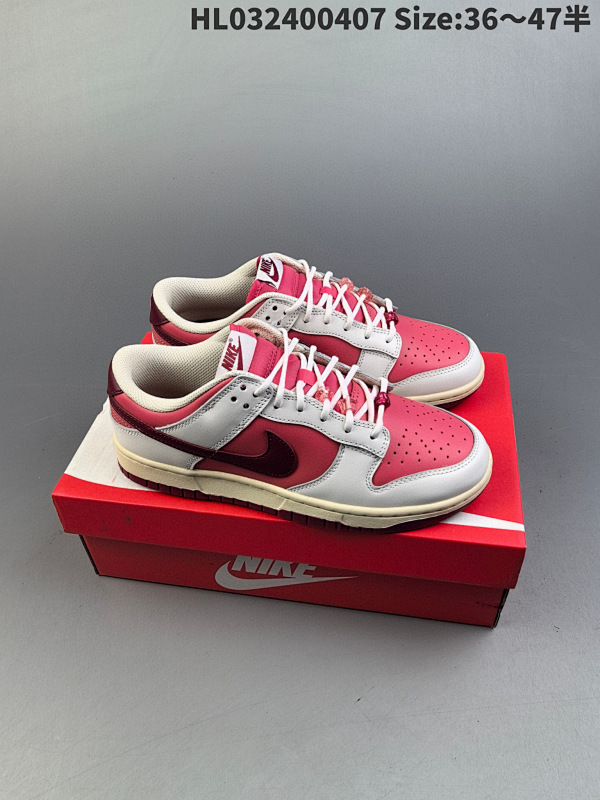 240 公司级Nike SB Dunk Low 白红 情人节限定 帶來的是更好的视觉和脚感体ID:HL032400407 Size:3647半货号HF0736 161