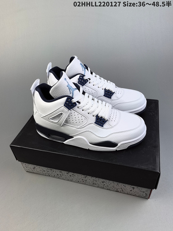 220头层带半码 Air Jordan 4 Retro "Columbia" 哥伦比亚 02HHLL220127 Size:3648.5半货号314254-107