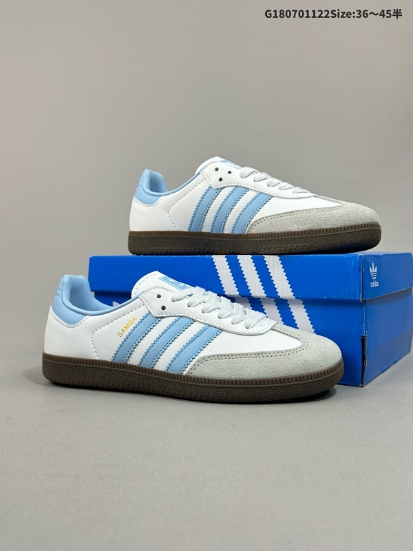7036-45半 性价比版本阿迪达斯 德训鞋 ADIDAS ORIGINALS SAMBA OG SHOES 经典运动鞋小白鞋T头鞋男女板鞋货号ID2055