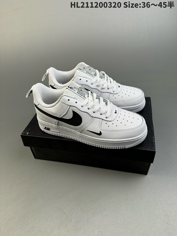120 耐克Nike Air Force 1 Low  空军一号 AF1 低帮百搭休闲运动板鞋编码 HL211200320 Size:3645半货号FV7020-001