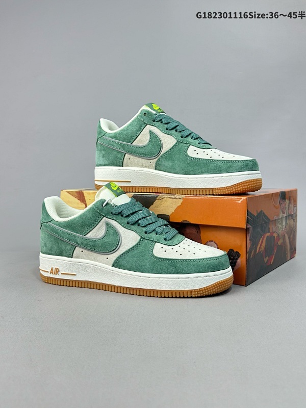 23036-45半 公司级NIKE AIR FORCE 107 原楦头原纸板 打造纯正低帮空军版型货号:CV0820-405