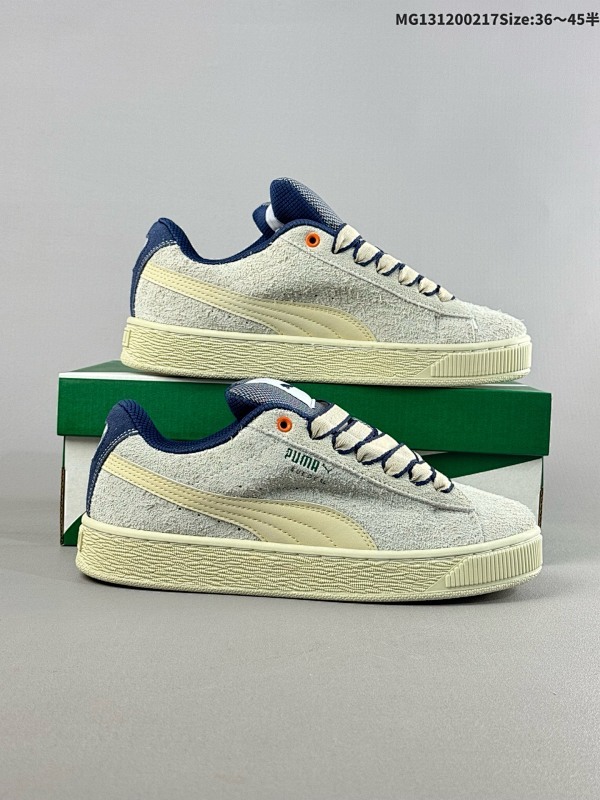 12036-45半 公司级Puma Suede XL复古单品 彪马 防滑耐磨低帮德训板鞋 货号:397243 01