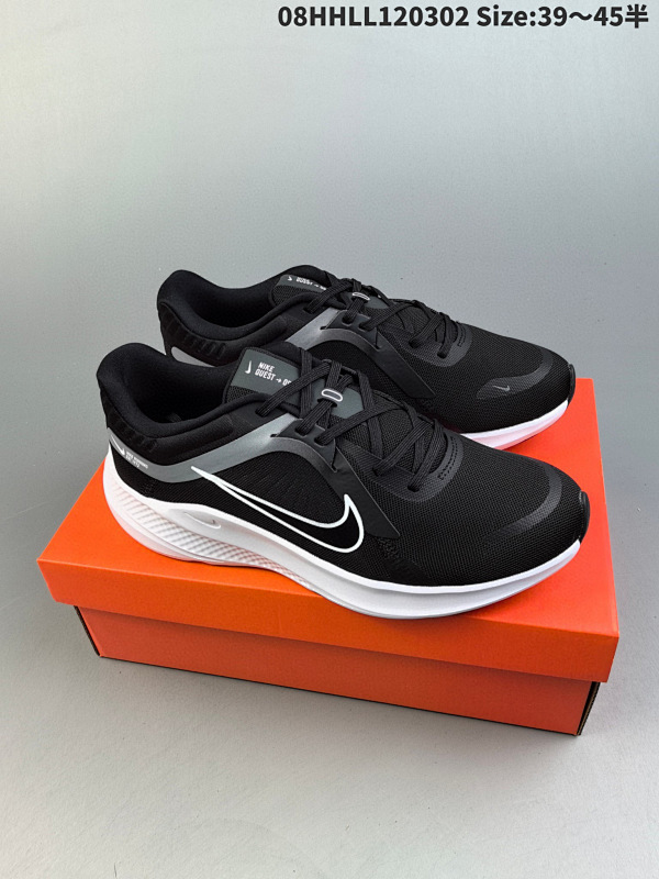 180公司级 轻盈迅疾官方新款 Nike Zoom Quest 5 耐克 极致5代 低帮08HHLL120302 Size:3945半货号DD0204-001
