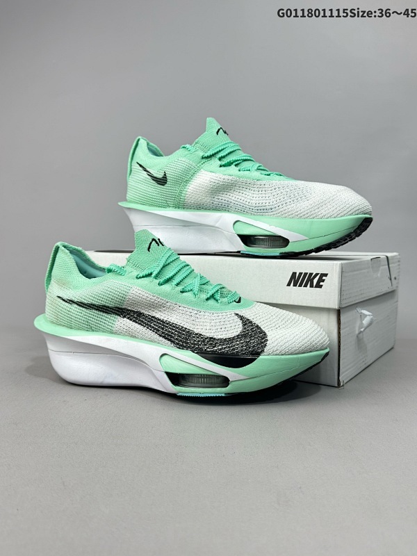 18036-45 Nike Alphafly 3 耐克 阿尔法飞行3代 低帮 薄荷绿 马拉松世界纪录跑鞋 货号FD8321-305