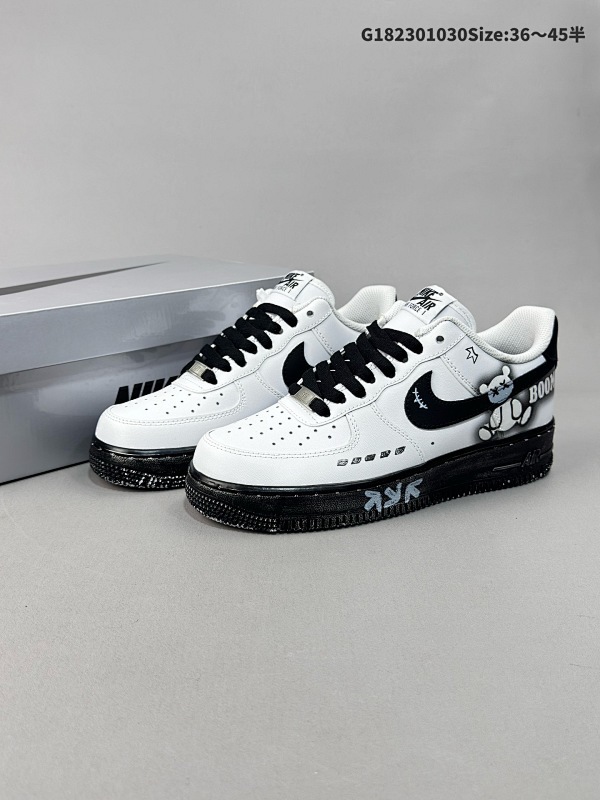 23036-45半 耐克Nike AIR FORCE 107 空军一号低帮百搭休闲运动板鞋货号:ZH0316-037
