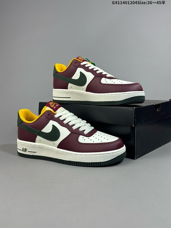 14036-45半 公司级耐克Nike AIR FORCE 107 空军一号低帮百搭休闲运动板鞋货号:HQ3612-113
