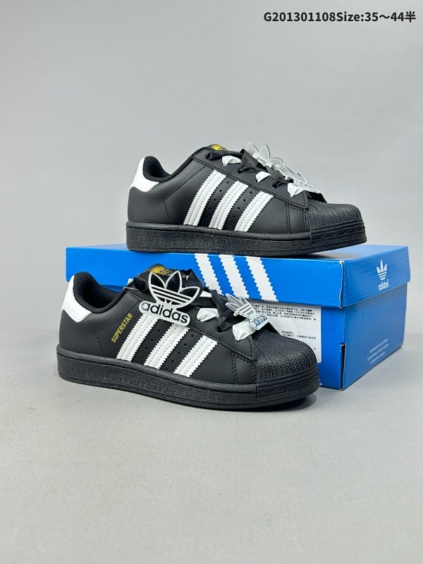 13035-44半 "经典一哥"阿迪达斯/三叶草Adidas Originals Superstar经典贝壳头系列低帮百搭休闲运动板鞋 EG4959