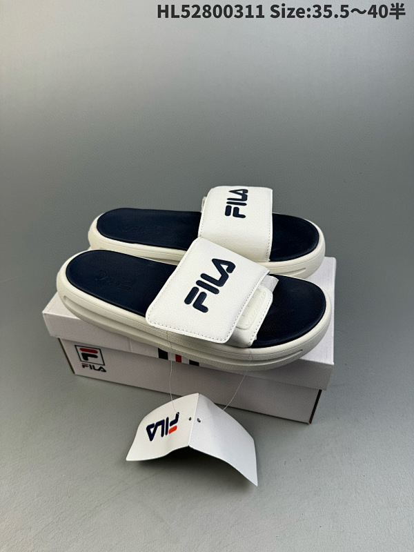 80 公司级斐乐 FILA TAPER 斐乐露趾拖鞋 记忆海绵鞋垫 魔术贴织物材质  ID: HL52800311 Size:35.540半