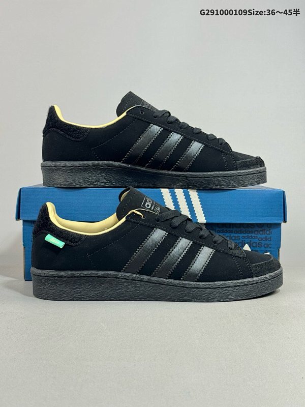 10036-45半 阿迪达斯 Adidas Gvp Canvas Str 三叶草布面时尚休闲板鞋 货号JI3432