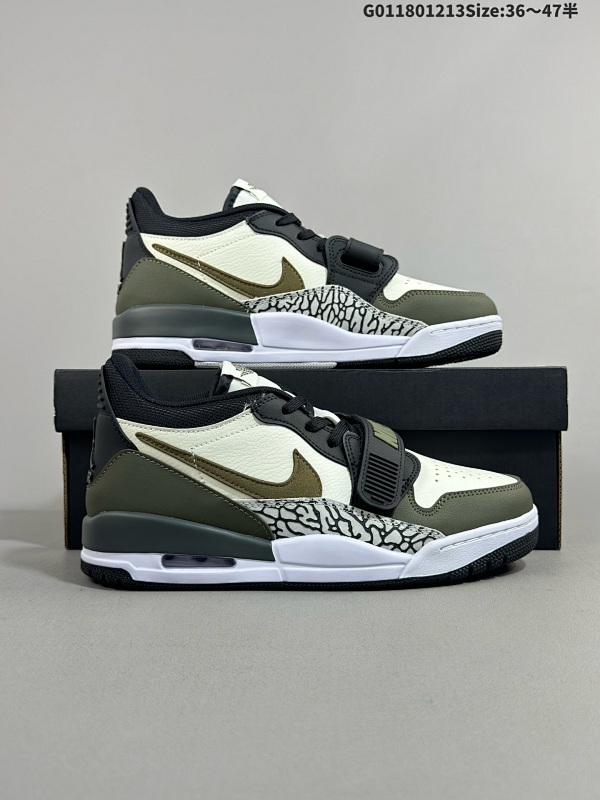 18036-47.5半  Air Jordan Legacy 312 Low 低帮 黑白绿 AJ312 乔丹312代 aj312 乔312 低邦 黑白绿 乔丹篮球鞋货号CD7069-120