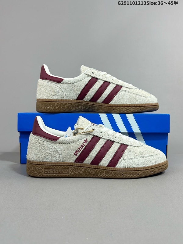 11036-45半 阿迪达斯 Adidas HANDBALL SPEZIAL 低帮三叶草学院风复古休闲板鞋 德训鞋 橡胶底柔软皮革面经典运动鞋板鞋货号JH8699