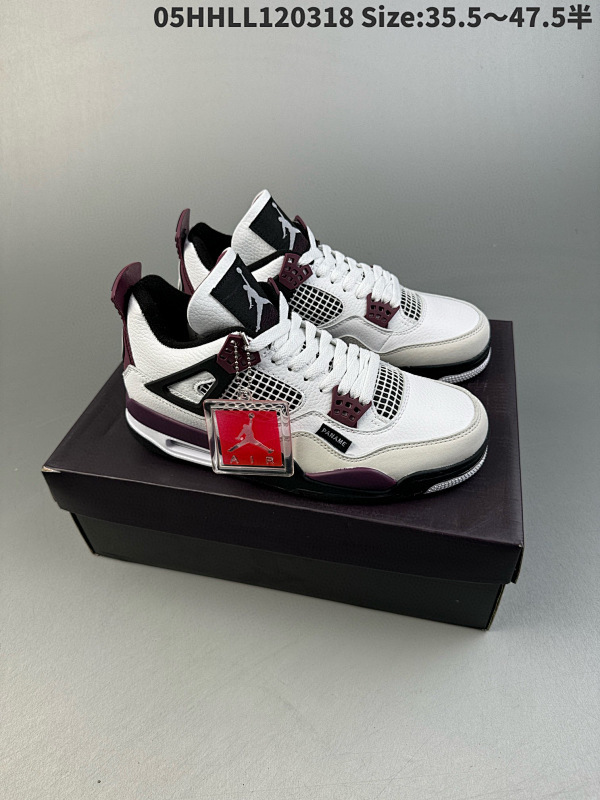 150真标带半码 Air Jordan 4 retro 'PSG'05HHLL120318 Size:35.547.5半男货号CZ5624-100 女货号CZ6509-100