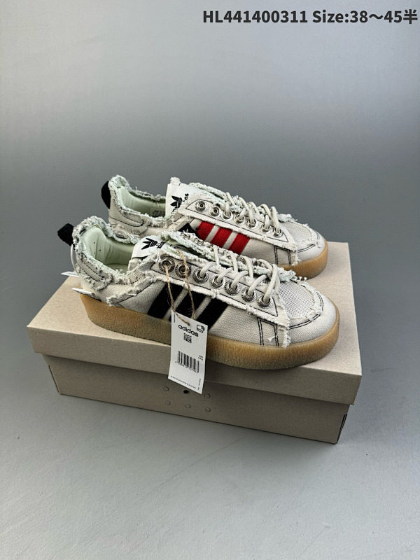 140 Song For The Mute x  Originals Campus 80s 联名款 三叶草低帮休闲鞋HL441400311  货号: ID4818