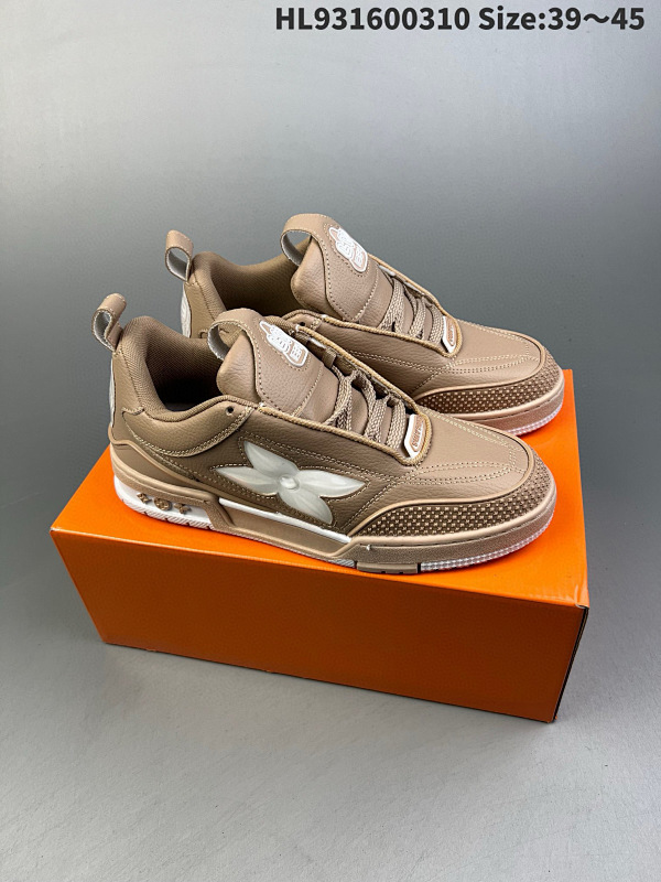 160 全新LV路易威登Louis Vuitton Trainer Sneaker Low休闲运动文化百搭板鞋  ID: HL931600310 Size:3945