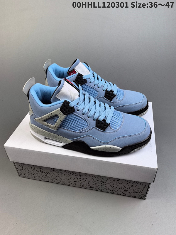 100 Air Jordan 4 Retro SE " 大学蓝 00HHLL120301 Size:3647   男货号CT8527-400 女货号408452-400