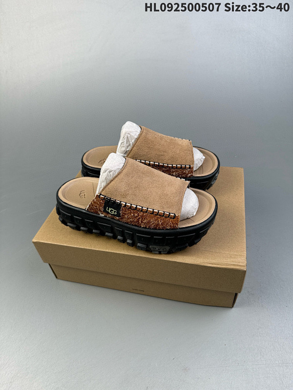 250 UGG明星同款春夏新款 轮胎底拖鞋 W Venture Daze Slide 答应我 春夏也要接着穿UGG哦编码 HL092500507 Size:3540