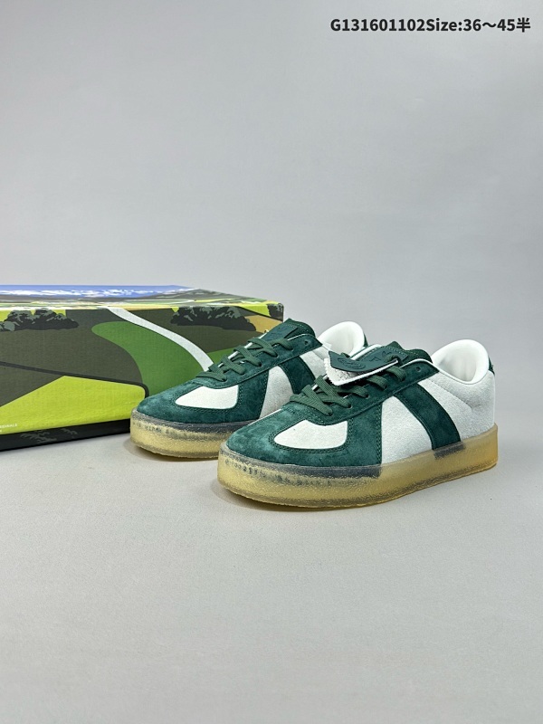 16036-45半 阿迪达斯 Kith x Clarks x Ad Originals 8th Street Samba 桑巴舞街头系列德训风低帮复古休闲板鞋货号:ID7288