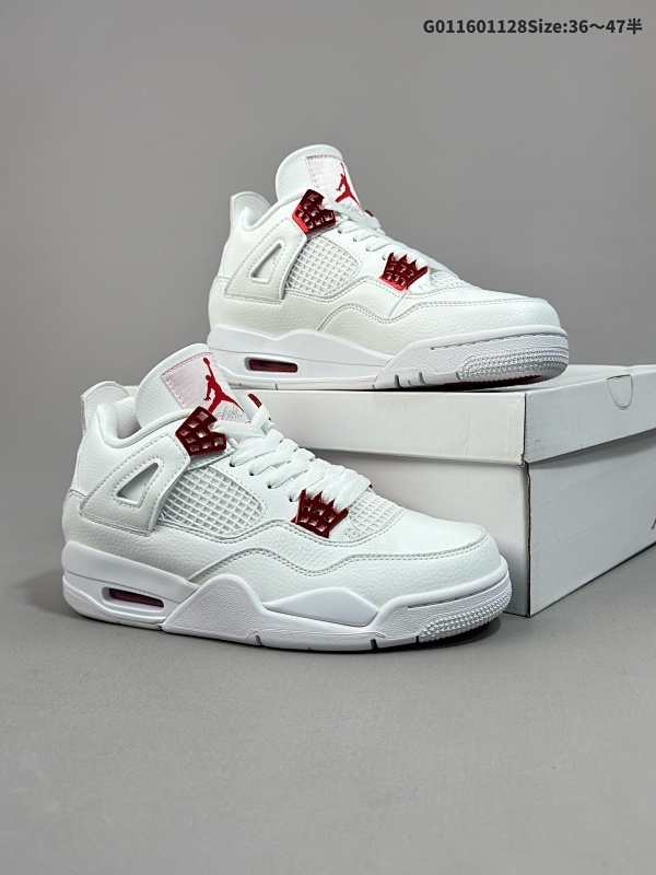 16036-47半 Nike Air Jordan 4 Retro 耐克迈克尔乔丹AJ4代中帮复古休闲运动文化篮球鞋 原厂材料TPU超Q弹网格材质货号:CT8527-112