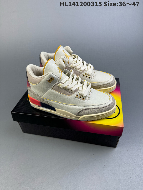 120 耐克 乔丹 AJ3 耐克 Nike Air Jordan 3 Retro SE 乔3 中帮复刻篮球鞋货号FN0344 901 编码 HL141200315 Size:3647