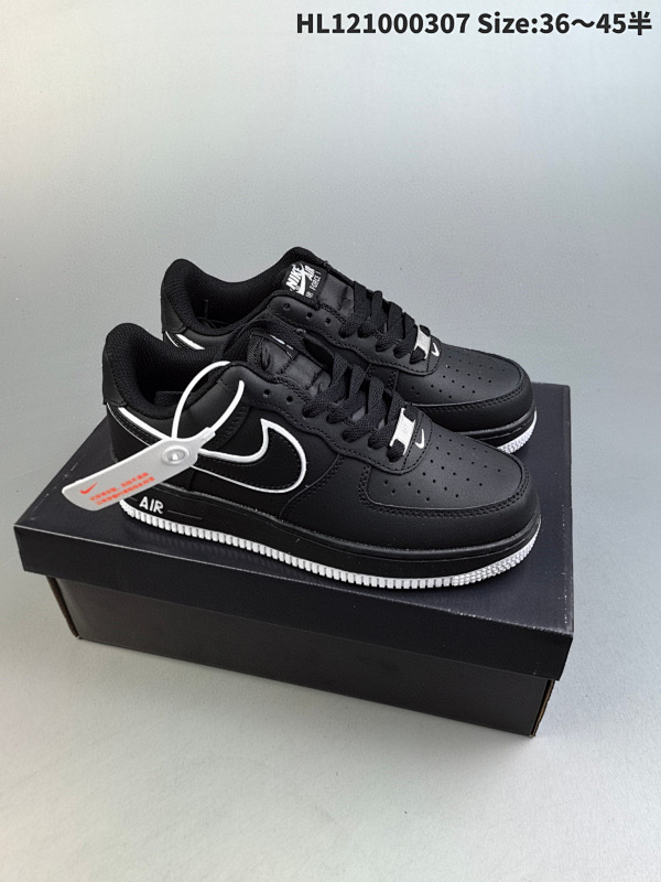 100 真标耐克Nike Air Force 1 Low  空军一号低帮百搭休闲运动板鞋ID:HL121000307 Size:3645半货号FN8892-191