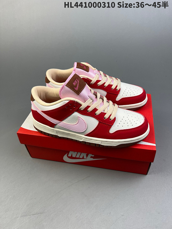 100 Nike Dunk Low Premium WMNS "Bacon" 耐克 SB 低帮 白红HL441000310 Size:3645半货号FB7910-600