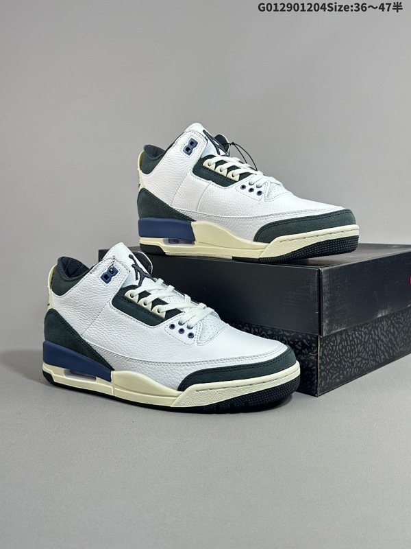 29036-47.5半 公司级Air Jordan 3 Retro 迈克尔乔丹AJ3代中帮复古休闲运动文化篮球鞋 市售最高品质货号:HV8571-100