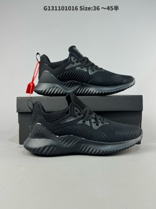 阿迪达斯Adidas Alphabounce Beyond m阿尔法鞋面采用Forged Mesh 热融合多层绒布与弹力防水层相结合货号AC8271