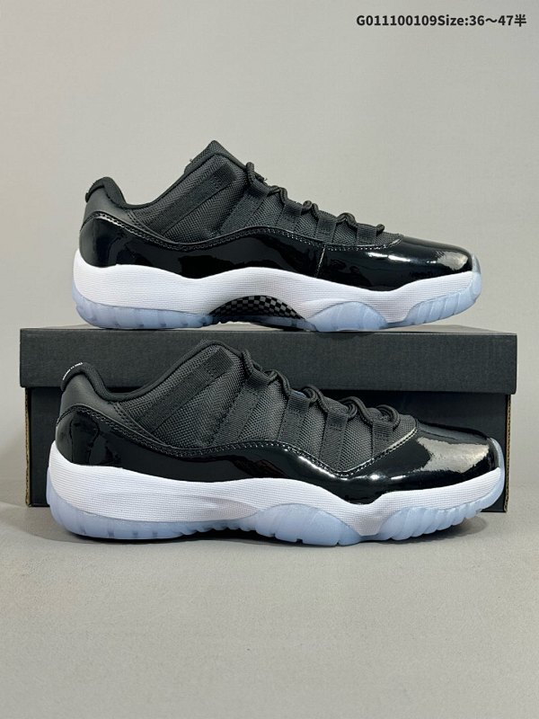 11036-47.5半 Air Jordan 11 Retro Low "Space Jam" 低帮 大灌篮 AJ11货号FV5104-004