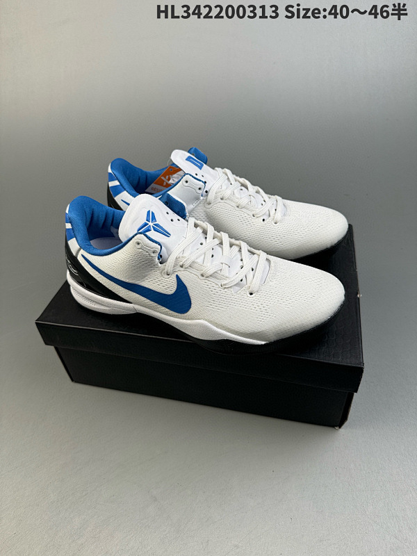 220 真碳耐克Nike Zoom Kobe VIII 8 System"Court HL342200313 Size:4046半555035-201