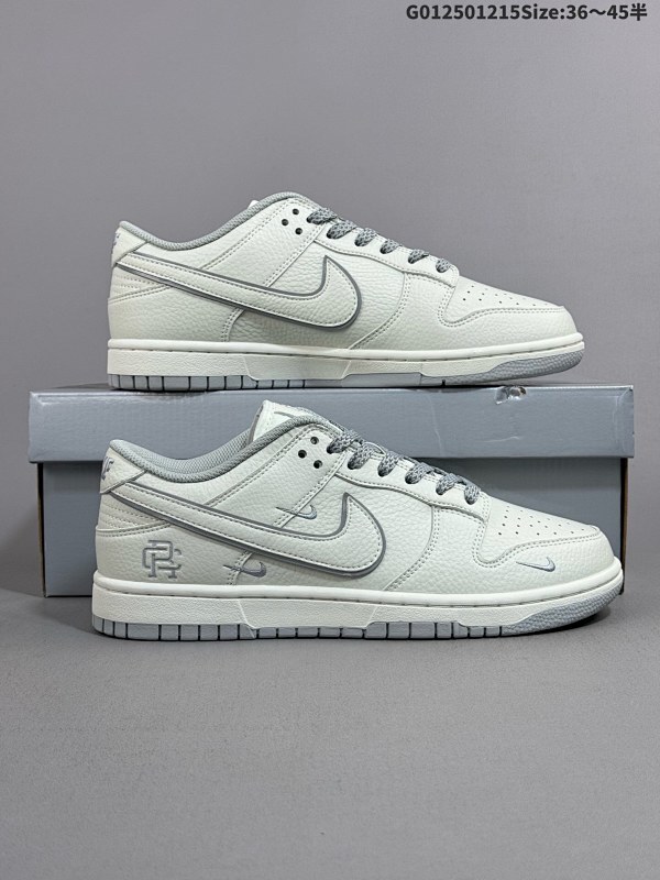 25036-45半 定制球鞋 Reigning Champion x Nike Dunk SB Low 冠军 x 耐克 SB 低帮 联名米白灰货号RC3085-892