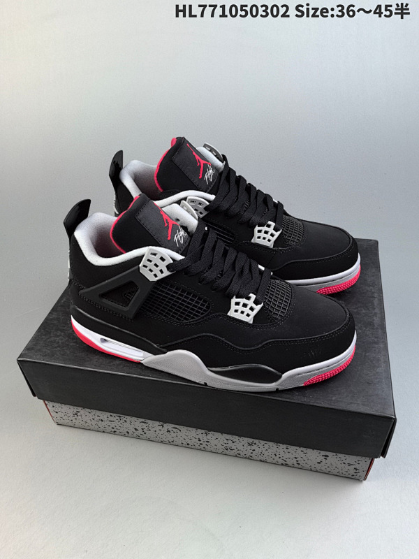 105 Air Jordan 4 Retro "Red Thunder" 黑红雷电 AJ4 乔丹4代HL771050302 Size:3645半货号CT8527-016
