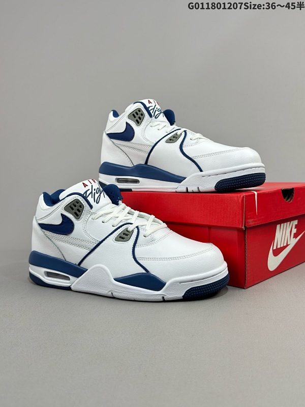 18036-45半 耐克 89兄弟款 Nike Air Flight 89 白蓝货号CN5668-101