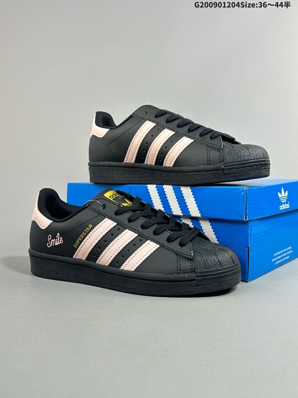 9036-44半 阿迪达斯Adidas三叶草 Originals Superstar"Sail/Green/Lace"贝壳头系列低帮经典百搭休闲运动板鞋 货号:EG4959