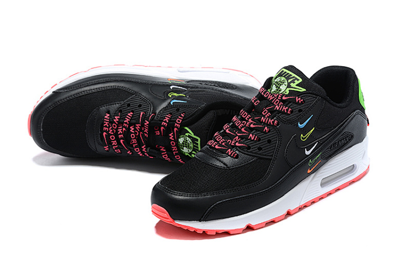 nike air max 90 se" worldwide"堆叠swoosh徽标全新配色货号:ck7069