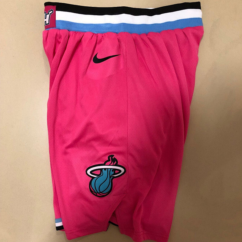 热火队骚粉球裤热压s-xxl