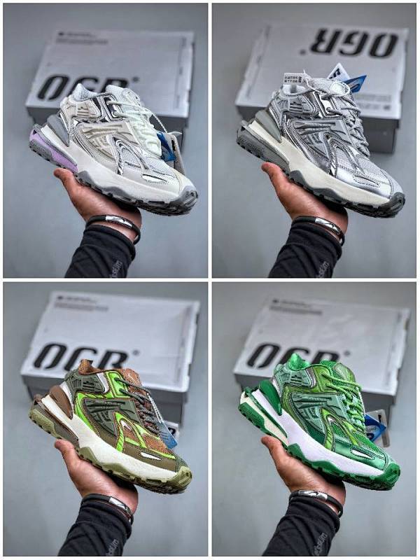 OGR MECHA  变色龙系列机甲鞋 必备时尚单品 广东纯原大厂出品 鞋款设计独具匠心炫酷3D机甲  增加硬核力量感厚底增高 打造完美身材比例 弹性轻盈的底面材质让你型走自如 Monogr