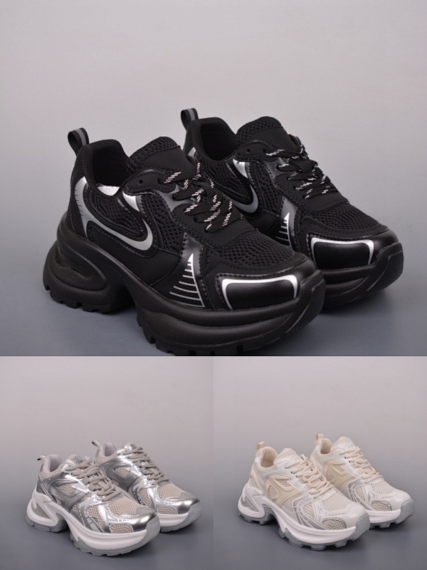 GG- CC 3代 赵露思同款老爹鞋           广东大厂出品 纯原正确版本 整体采用不同层次的低饱和色系组合 增持时尚理性风格彰显特立独行 柔糯羊皮垫脚 回弹轻灵舒爽透气 8CM老爹厚底