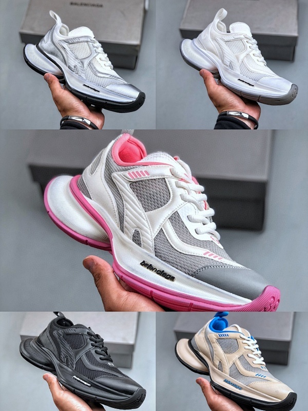 巴黎世家BALENCIAGA Circuit Sneakers  环道系列 复古阔型底潮流姥爹 公司级版本 采用轻量透气网织布组合纤维革鞋面材质 内嵌加厚EVA环型鞋垫 全新开发3层私模 搭载轻量
