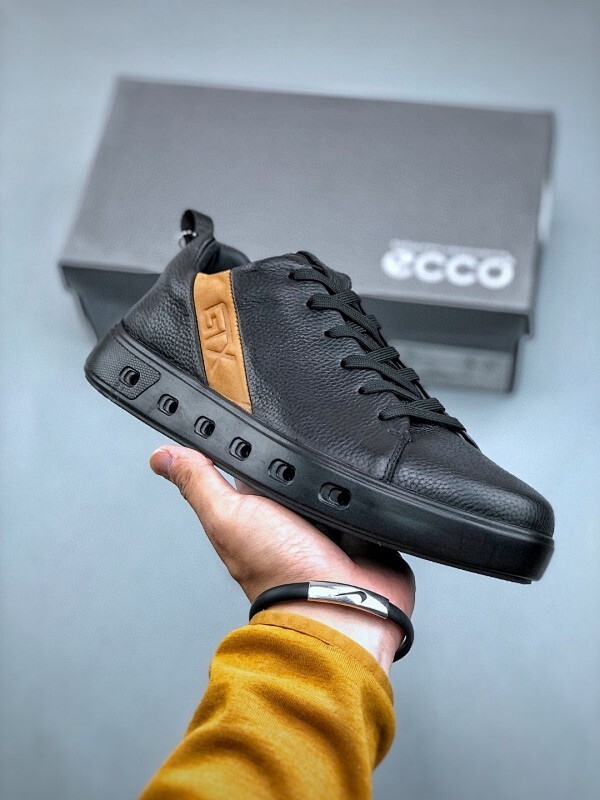 ECCO爱步 小红书爆款 新款百搭休闲款 Ecco/爱步男士跑步鞋休闲鞋透气轻质系带轻便运动鞋 尺码39-45