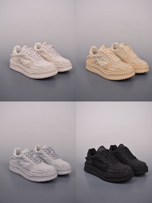 OGR 龙鳞系列 限定国潮小白鞋 2024限定款 广东纯原出品 采用橡胶3D机甲壳设计 厚底增高时尚低帮情侣鞋 增持时尚理性风格彰显特立独行 柔糯羊皮垫脚 回弹轻灵舒爽透气 5CM老爹厚底 视觉增高