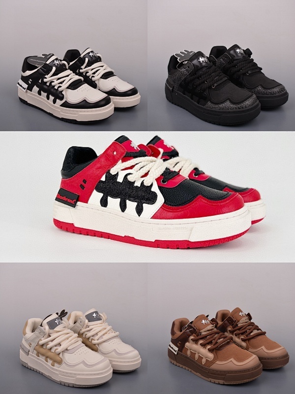 SHOOT BRAND 自由一号  梅花鞋一代 复古潮流 厚底增高休闲板鞋 将时尚复古风格之中赋予全新的工艺质 以80.90年代的的复古经典滑板鞋为蓝本 在复古的风格之中 加入品牌独有的鼓包创新工