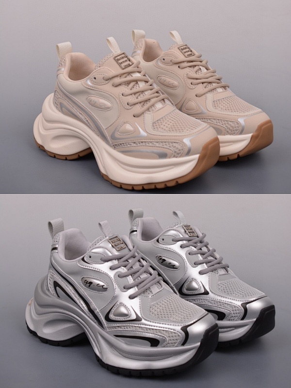 GG- CC 2代 赵露思同款老爹鞋           广东大厂出品 纯原正确版本 整体采用不同层次的低饱和色系组合 增持时尚理性风格彰显特立独行 柔糯羊皮垫脚 回弹轻灵舒爽透气 8CM老爹厚底