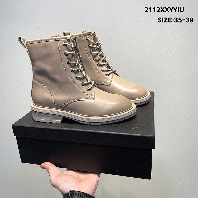 UGG 2021冬款系带高帮马丁靴 网红同款