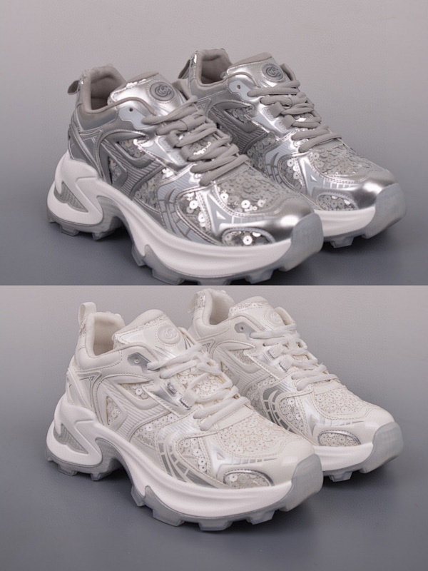 GG- CC 4代 赵露思同款老爹鞋 广东大厂出品 纯原正确版本 整体采用不同层次的低饱和色系组合 增持时尚理性风格彰显特立独行 柔糯羊皮垫脚 回弹轻灵舒爽透气 8CM老爹厚底 视觉增高拉长腿型