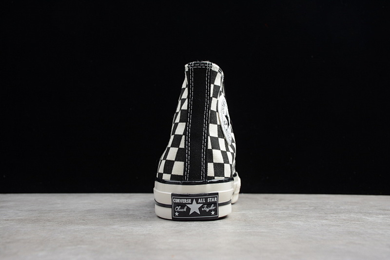 converse 匡威高帮板鞋 黑白格子男女鞋 sk8hig-1 35-44