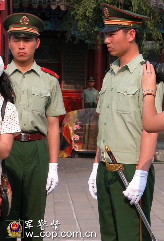 白手套 交警 靴子 武警 制服 马靴