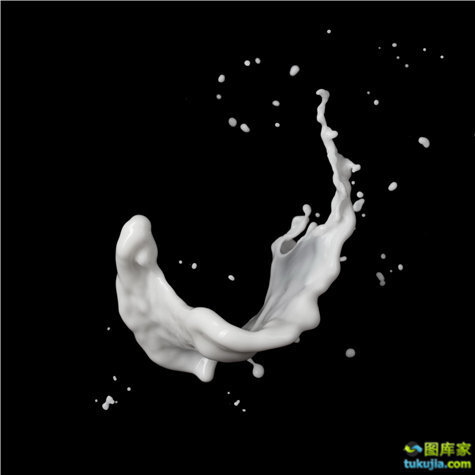 牛奶液体飞溅泼洒泼水牛奶广告jpg89
